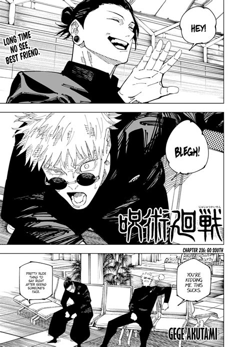 Jujutsu Kaisen Chapter 236 spoilers and raw scans:。